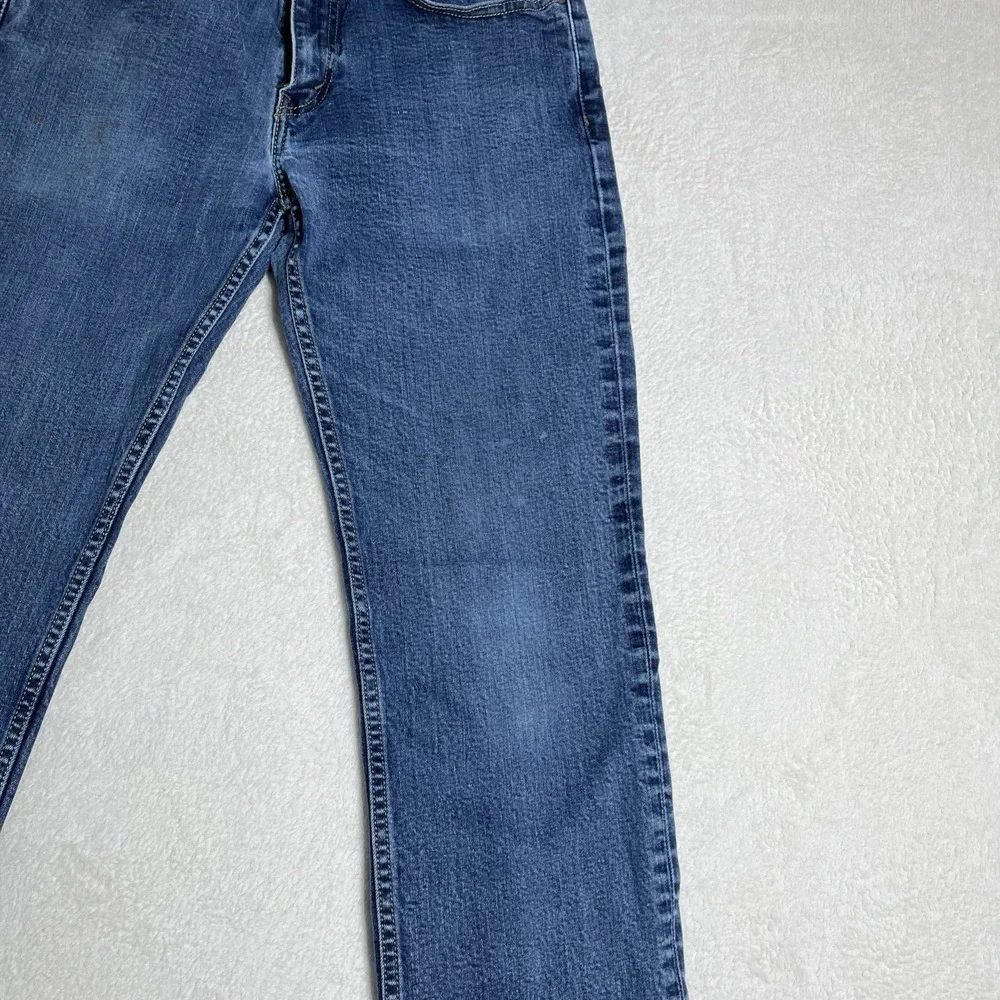 Levi's 514 Straight Leg Regular Fit Med Wash Denim Jeans Men's Size 32x32(31x31)